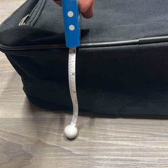 🧡💙 Black  small carry on bag / travel bag / electronics bag - Picture 8 of 9